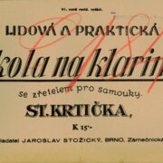 Lidová a praktická škola na klarinet