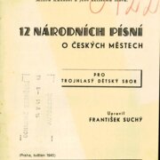 12 Národních písní o Českých městech