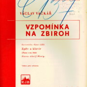 Barvitiova edice č. 4328 - Vzpomínka na Zbiroh
