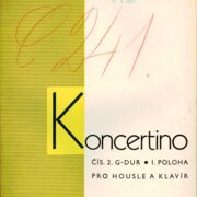 Koncertino čís. 2. G-Dur