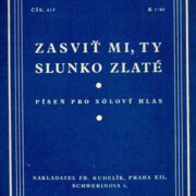 Zpěv - kytara - harmonika č. 417 - Zasviť mi, ty slunko zlaté