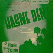 Zpěv - kytara - harmonika - Píseň z operety Děvčátko z kolonie - Hasne den