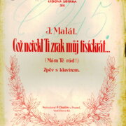 Chadímova lidová sbírka 301 - Což neřekl Ti zrak můj tisíckrát...