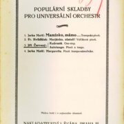 Populární skaldby pro universální orchestr