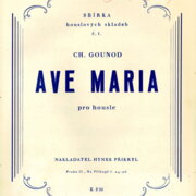 Sbírka houslových skladeb č. 1. - Ave Maria