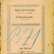 Když mně Ančí dala, O Rezecké pouti