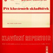 Klavírní repertoir 6 - Pět klavírních skladbiček