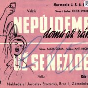 Nepůjdeme, Už se nezlob