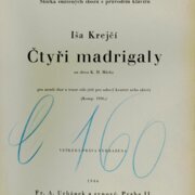 Čtyři madrigaly
