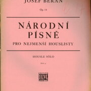 Národní písně pro nejmenší houslisty