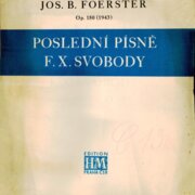 Poslední písně F. X. Svobody
