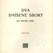 Dva smíšené sbory