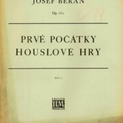 Prvé počátky houslové hry