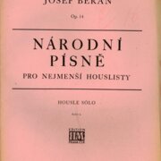 Národní písně pro nejmenší houslisty