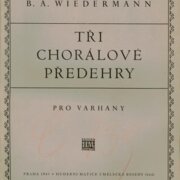 Tři chorálové předehry