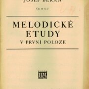 Melodické etudy v první poloze