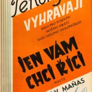 Tenory vyhrávají, Jen vám chci říci