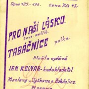 Pro naši lásku, Tabáčnice
