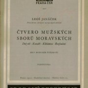 Čtvero mužských sborů moravských