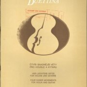 Duettina - Čtyři snadnější věty pro housle a kytaru