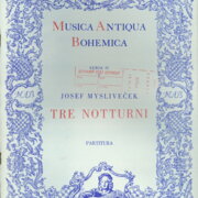 Musica Antiqua Bohemica seria II - Tre notturni