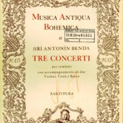 Musica Antiqua Bohemica - Tre Concerti