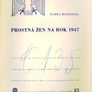 Prostná žen na rok 1947