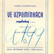 Ve vzpomínkách neplakej