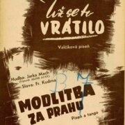 Už se to vrátilo, Modlitba za Prahu