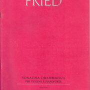 Sonatina drammatica per violino e pianoforte
