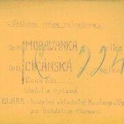 Moravanka, Cikánská