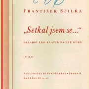 Skladby pro klavír na dvě ruce sešit II. - Setkal jsem se