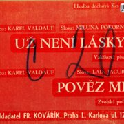 Už není lásky, Pověz mi