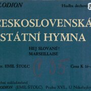 Československá státní hymna