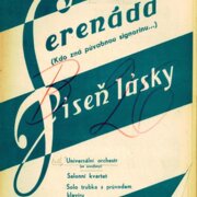 Serenáda, Píseň lásky