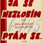 Já se nezlobím, Ptám se