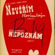 Nevěřím slovům tvým, Nepoznám