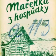 Mařenka, z hospůdky