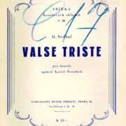 Sbírka houslových skladeb č. 26 - Valse Triste