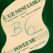 Už není lásky, pověz mi