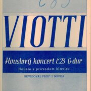 Houslový koncert č. 23 G-dur - Viotti