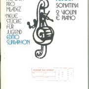 Hudební novinky pro mládež - Sonatina 2 violini e piano