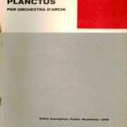 Partitura - Planctus