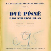 Dvě písně pro střední hlas