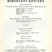 Česká filharmonie - Mimořádný koncert