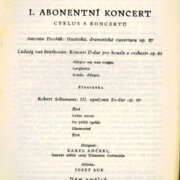 Česká filharmonie - I. Abonentní koncert