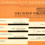 Malý harmonikový repertoár - oblíbené melodie