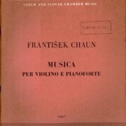 Musica per violino e pianoforte