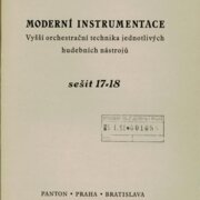 Moderí instrumentace sešit 17 - 18