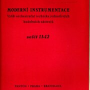Moderní instrumentace sešit 11 - 12